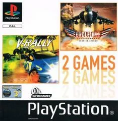 2 Games: V-Rally & Eagle One Harrier Attack - PlayStation - Retrocharting