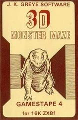 3D Monster Maze - Sinclair ZX81 - Retrocharting