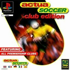 Actua Soccer Club Edition - PlayStation - Retrocharting