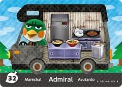 Admiral #32 [Animal Crossing Welcome Amiibo] - Amiibo Cards  - Retrocharting