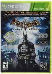 Batman: Arkham Asylum [Game Of The Year Edition Platinum Hits] - Xbox 360 - Retrocharting