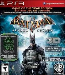 Batman: Arkham Asylum [Game of the Year Greatest Hits] - Playstation 3 - Retrocharting