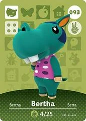 Bertha #093 [Animal Crossing Series 1] - Nintendo DS - Retrocharting