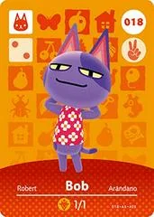 Background - Bob #018 [Animal Crossing Series 1] - Nintendo DS - Retrocharting