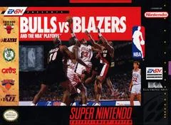 Bulls Vs Blazers and the NBA Playoffs - Super Nintendo - Retrocharting