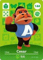 Cesar #144 [Animal Crossing Series 2] - Amiibo Cards  - Retrocharting