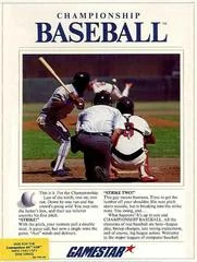 Championship Baseball - Commodore 64 - Retrocharting