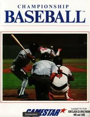Championship Baseball - ZX Spectrum - Retrocharting