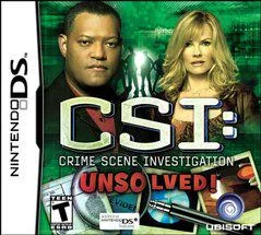 Csi Crime Scene Investigation Unsolved - Nintendo DS - Retrocharting
