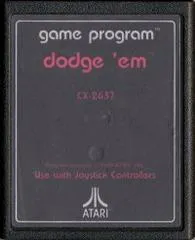 Background - Dodge 'Em [Text Label] - Atari 2600 - Retrocharting