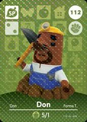 Don Resetti #112 [Animal Crossing Series 2] - Nintendo DS - Retrocharting