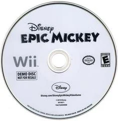 Epic Mickey [Not for Resale] - Wii - Retrocharting