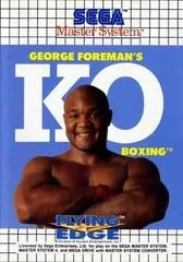 George Foreman's KO Boxing - Sega Master System - Retrocharting