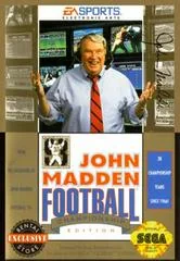 John Madden Football '93 [Championship Edition] - Sega Genesis - Retrocharting