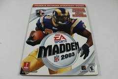 Madden 2003 [Prima] - Strategy Guide - Retrocharting