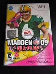 Madden 2009 All-Play [Breast Cancer Slipcover] - Wii - Retrocharting