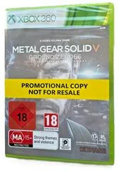 Metal Gear Solid V: Ground Zeroes [Not For Resale] - Xbox 360 - Retrocharting