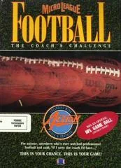 MicroLeague Football: The Coach's Challenge - Commodore 64 - Retrocharting