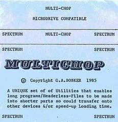 Multi-chop - ZX Spectrum - Retrocharting