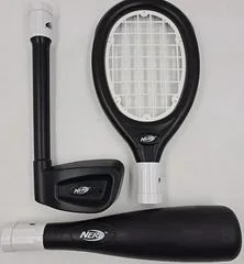 Nerf Tennis Racket, Golf Club, & Baseball Bat - Wii - Retrocharting