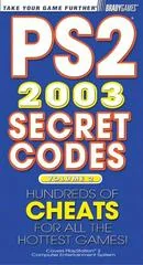 PS2 2003 Secret Codes Volume 2 [BradyGames] - PlayStation 2 - Retrocharting