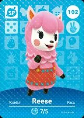 Background - Reese #102 [Animal Crossing Series 2] - Nintendo DS - Retrocharting
