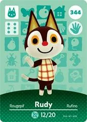 Rudy #344 [Animal Crossing Series 4] - Nintendo DS - Retrocharting