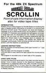 Background - Scrollin - ZX Spectrum - Retrocharting