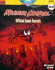 Background - Spiderman and Venom: Maximum Carnage [Prima] - Strategy Guide - Retrocharting