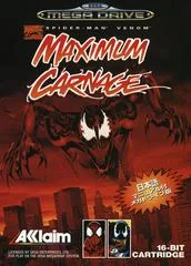 Spiderman Venom Maximum Carnage - Sega Genesis - Retrocharting