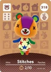 Stitches #318 [Animal Crossing Series 4] - Amiibo Cards  - Retrocharting