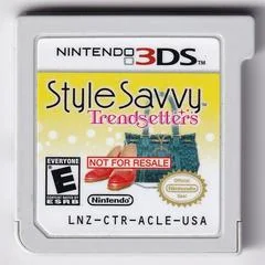 Style Savvy Trendsetters [Not for Resale] - Nintendo 3DS - Retrocharting