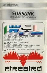 Background - Subsunk - ZX Spectrum - Retrocharting