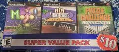Super Value Pack: Mojo!, Strike Force Bowling, Puzzle Challenge - PlayStation 2 - Retrocharting