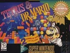 Tetris and Dr. Mario [Player's Choice] - Super Nintendo - Retrocharting