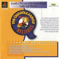 The Quaddle Family Mysteries 1 - The Case Of The Scarce Scarab - Lobby - Kitchen - PlayStation - Retrocharting