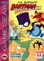 The Simpsons Bartman Meets Radioactive Man - Sega Game Gear - Retrocharting