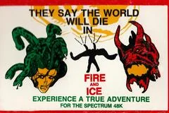 Background - They Say the World Will Die in Fire and Ice - ZX Spectrum - Retrocharting
