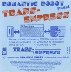 Trans-Express - ZX Spectrum - Retrocharting