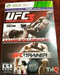 UFC 3 Undisputed & UFC Trainer Double Pack - Xbox 360 - Retrocharting