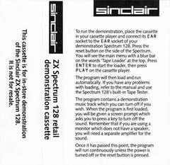ZX Spectrum 128 Retail Demonstration Cassette - ZX Spectrum - Retrocharting